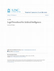 Research paper thumbnail of Legal Personhood for Artificial Intelligences