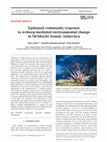 Research paper thumbnail of Epifaunal community response to iceberg-mediated environmental change in McMurdo Sound, Antarctica