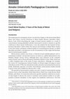 Research paper thumbnail of Czech Metal Studies: 5 Years of the Study of Metal (and Religion)