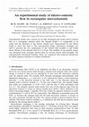 Research paper thumbnail of An experimental study of electro-osmotic flow in rectangular microchannels