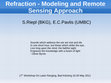 Research paper thumbnail of Refraction - Modeling and Remote Sensing Approach