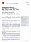 Research paper thumbnail of Whole-Genome Sequence of Corynebacterium pseudotuberculosis 262 Biovar equi Isolated from Cow Milk