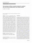 Research paper thumbnail of Micromechanics of fibrous composites subjected to combined shear and thermal loading using a truly meshless method