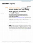 Research paper thumbnail of Author Correction: An integrative atlas of chicken long non-coding genes and their annotations across 25 tissues