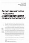 Research paper thumbnail of Przykłady metafor i metonimii multimodalnych na znakach drogowych 1