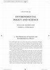 Research paper thumbnail of Environmental Policy and Science