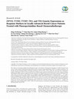 Research paper thumbnail of <i>DPYD</i>,<i>TYMS</i>,<i>TYMP</i>,<i>TK1</i>, and<i>TK2</i>Genetic Expressions as Response Markers in Locally Advanced Rectal Cancer Patients Treated with Fluoropyrimidine-Based Chemoradiotherapy