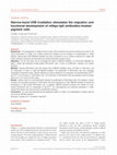 Research paper thumbnail of Narrow-band UVB irradiation stimulates the migration and functional development of vitiligo-IgG antibodies-treated pigment cells