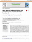 Research paper thumbnail of Rapid detection of gene expression by a colorectal cancer Enzymatic Gene Chip Detection Kit