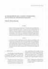 Research paper thumbnail of El Resurgimiento De La Pol�tica Interestatal en Una �poca De Transnacionalizaci�n