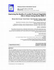 Research paper thumbnail of Improving the Quality of Locally Produced Vegetable Oils in Ghana Using Zeolite ZSM-11