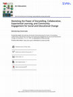 Research paper thumbnail of Editorial_Revisiting the Power for Social and Educational Change