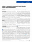 Research paper thumbnail of Impact of inhaled nitric oxide on white matter damage in growth-restricted neonatal rats