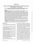 Research paper thumbnail of Effects of Steroidal and Nonsteroidal Drugs on Tooth Movement and Root Resorption in the Rat Molar