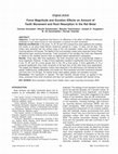 Research paper thumbnail of Force Magnitude and Duration Effects on Amount of Tooth Movement and Root Resorption in the Rat Molar