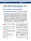 Research paper thumbnail of Physical properties of root cementum: Part 22. Root resorption after the application of light and heavy extrusive orthodontic forces: A microcomputed tomography study