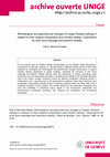 Research paper thumbnail of Mineralogical and geochemical changes of copper flotation tailings in relation to their original composition and climatic setting : implications for acid mine drainage and element mobility