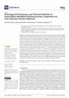 Research paper thumbnail of Tribological Performance and Thermal Stability of Nanorubber-Modified Polybenzoxazine Composites for Non-Asbestos Friction Materials