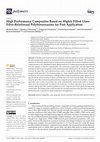 Research paper thumbnail of High Performance Composites Based on Highly Filled Glass Fiber-Reinforced Polybenzoxazine for Post Application