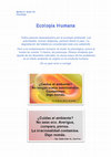 Research paper thumbnail of ECOLOGÍA HUMANA