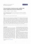 Research paper thumbnail of Characterizations of polybenzoxazine modified with isomeric biphenyltetracarboxylic dianhydrides