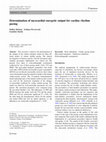 Research paper thumbnail of Determination of myocardial energetic output for cardiac rhythm pacing