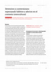 Research paper thumbnail of Devenires y conversiones repensando habitos y afectos en el contexto intercultural