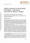 Research paper thumbnail of Energy Demand In Developing Countries: A Sectoral Analysis Of Recent Trends