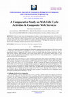 Research paper thumbnail of A Comparative Study on Web Life Cycle Activities & Composite Web Services