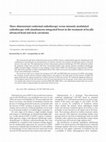 Research paper thumbnail of Three-dimensional conformal radiotherapy versus intensity modulated radiotherapy with simultaneous integrated boost in the treatment of locally advanced head and neck carcinoma