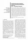 Research paper thumbnail of Configuration-based compliance control of kinematically redundant robot arm Part I: Theoretical framework