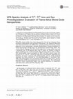 Research paper thumbnail of XPS Spectra Analysis of Ti2+, Ti3+ Ions and Dye Photodegradation Evaluation of Titania-Silica Mixed Oxide Nanoparticles