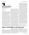 Research paper thumbnail of Culture and ESC Rights on the Home Front