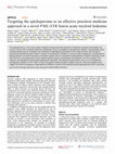 Research paper thumbnail of Targeting the epichaperome as an effective precision medicine approach in a novel PML-SYK fusion acute myeloid leukemia