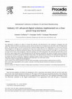 Research paper thumbnail of Industry 4.0: advanced digital solutions implemented on a close power loop test bench