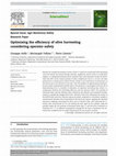 Research paper thumbnail of Optimising the efficiency of olive harvesting considering operator safety