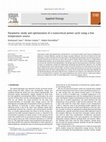 Research paper thumbnail of Parametric study and optimization of a transcritical power cycle using a low temperature source