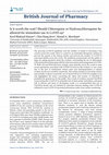 Research paper thumbnail of Is it worth the wait? Should Chloroquine or Hydroxychloroquine be allowed for immediate use in CoViD-19?