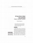 Research paper thumbnail of Heritage Charter School: A Case of Conservative Local White Activism through a Postmodern Framework