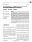 Research paper thumbnail of Annual estimates of air pollutants from utilization of diesel as energy source at base transceiver stations