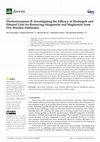 Research paper thumbnail of Desferrioxamine B: Investigating the Efficacy of Hydrogels and Ethanol Gels for Removing Akaganeite and Maghemite from Dry Wooden Substrates