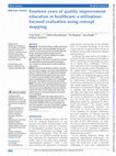 Research paper thumbnail of Fourteen years of quality improvement education in healthcare: a utilisation-focused evaluation using concept mapping