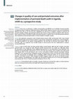 Research paper thumbnail of Changes in quality of care and perinatal outcomes after implementation of perinatal death audit in Uganda, 2008–15: a prospective study