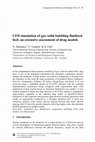 Research paper thumbnail of CFD simulation of gas-solid bubbling fluidized bed containing FCC particles