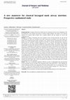 Research paper thumbnail of A new maneuver for classical laryngeal mask airway insertion: Prospective randomized study