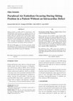 Research paper thumbnail of Paradoxal Air Embolism Occuring During Sitting Position in a Patient Without an Intracardiac Defect