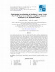 Research paper thumbnail of Experimental Investigations on Oscillatory Couette-Taylor Flow Wall Shear Stress Behaviour Using Electrochemical Technique: High Modulation Effect