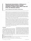 Research paper thumbnail of Experimental demonstration of differences in sheltering behaviour between Icelandic populations of Atlantic salmon (<i>Salmo salar</i>) and Arctic char (<i>Salvelinus alpinus</i>)