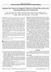 Research paper thumbnail of Appalachian Status Is a Negative Predictor of Breast Reconstruction Following Breast Cancer Resection