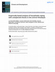 Research paper thumbnail of Empirically based analysis of households coping with unexpected shocks in the central Himalayas